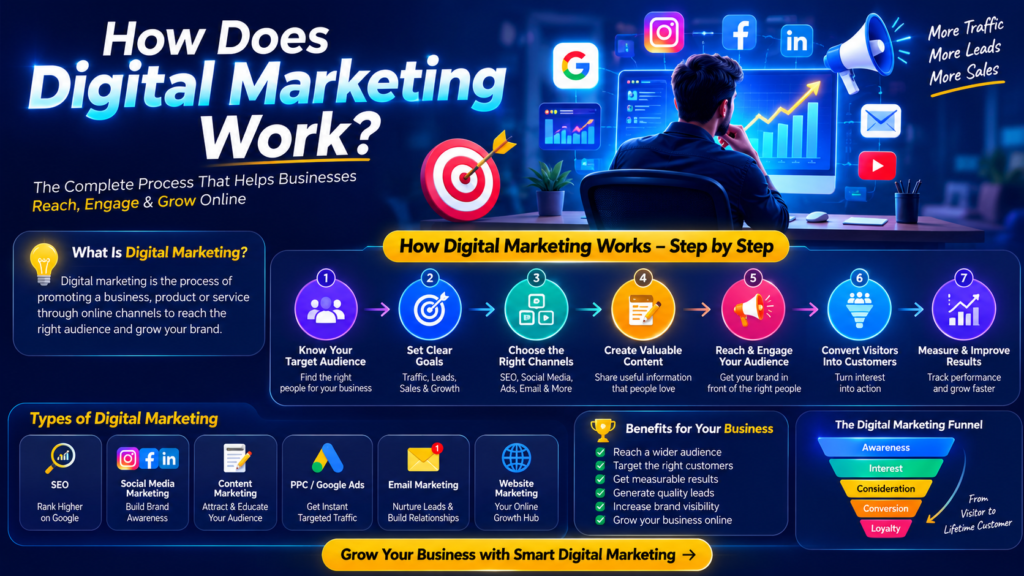its a thumbnail for my blog called "How Does Digital Marketing Work"?